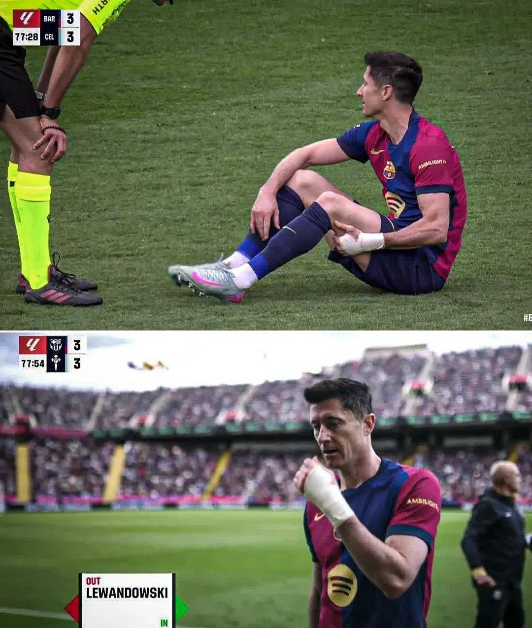 莱万多夫斯基迎来十五赛季出色发挥，法国队观众热烈欢呼！观众掌声雷动的简单介绍